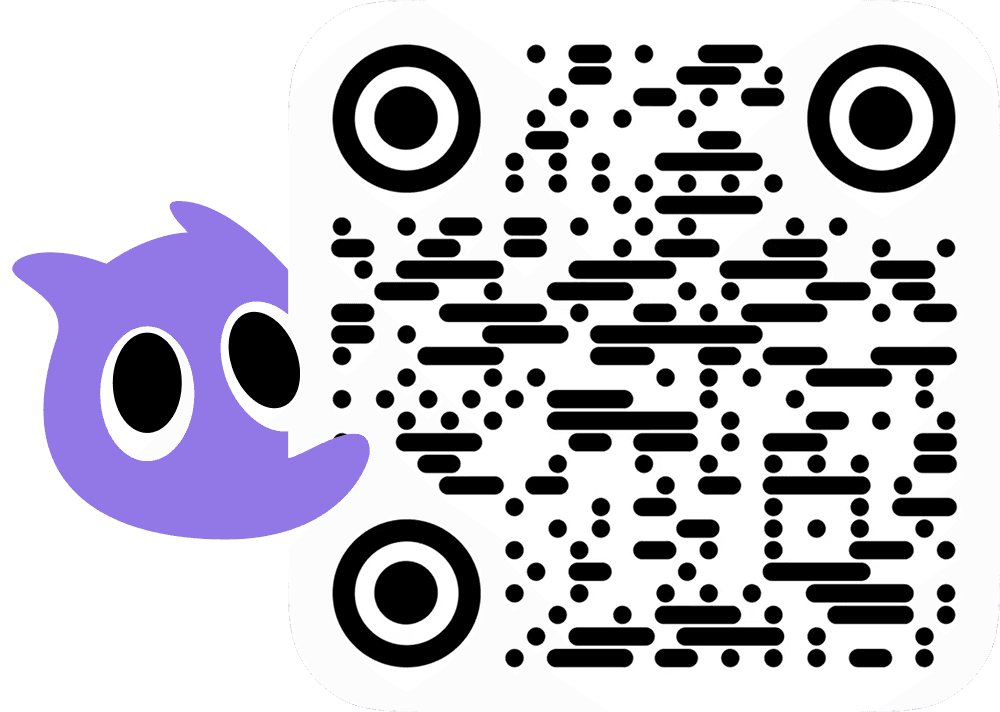 رمز QR لتحميل تطبيق Knowunity، مع ظهور شخصية Knowie
